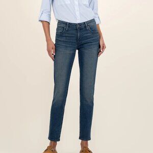EUC Kut from the Kloth | Straight Leg Medium Blue Wash Jeans | Women's Size 6